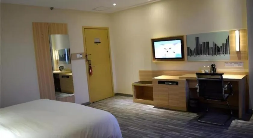 Bed in City Comfort Inn Wuhan Hankou Railway Station West Square