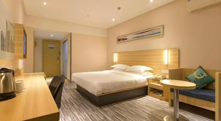 Bed in City Comfort Inn Wuhan Hankou Railway Station West Square