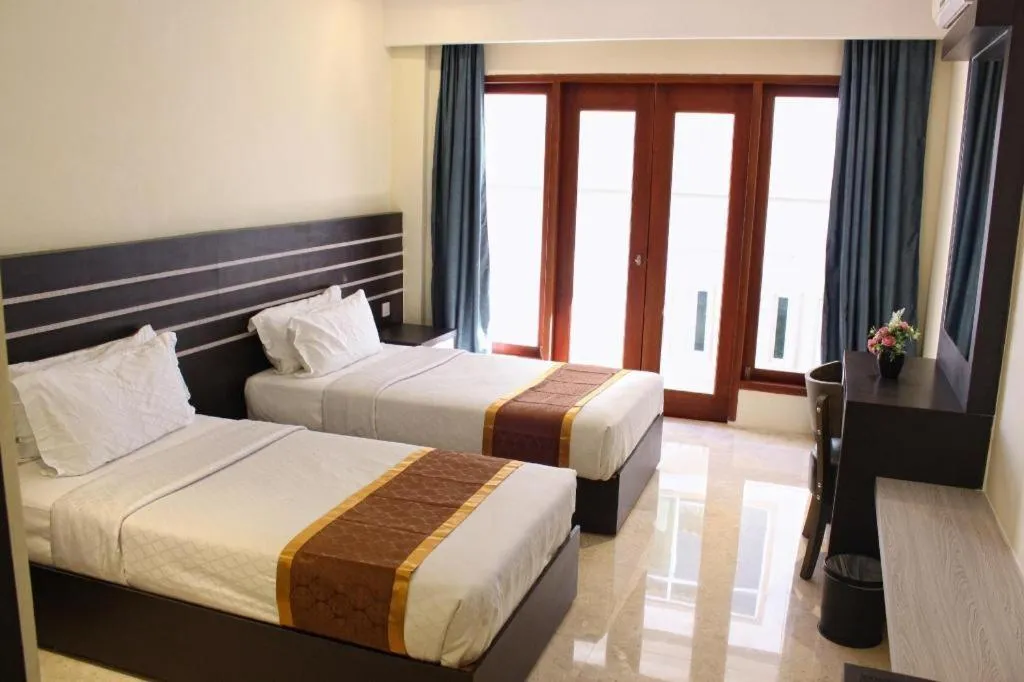 Bed in Nipah Island Resort