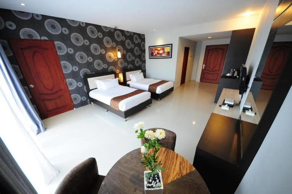 Bed in Nipah Island Resort