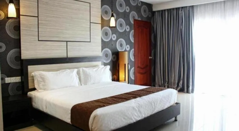 Bed in Nipah Island Resort