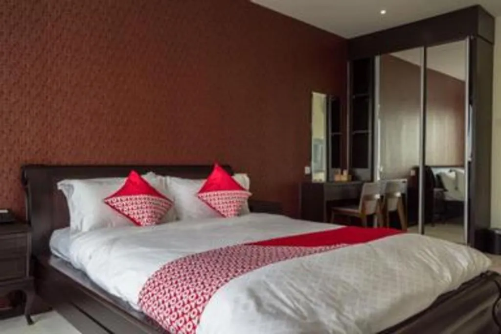 Bed in Nipah Island Resort