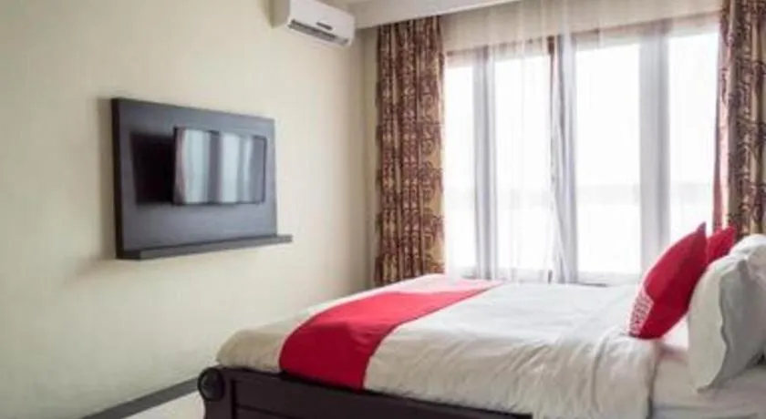 Bed in Nipah Island Resort