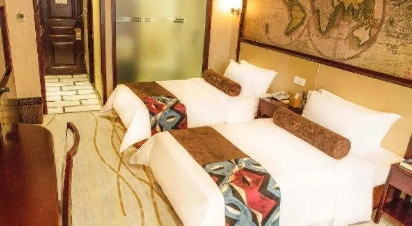 Bed in James Joyce Coffetel Qinhuangdao Taiyangcheng Wenhua Road