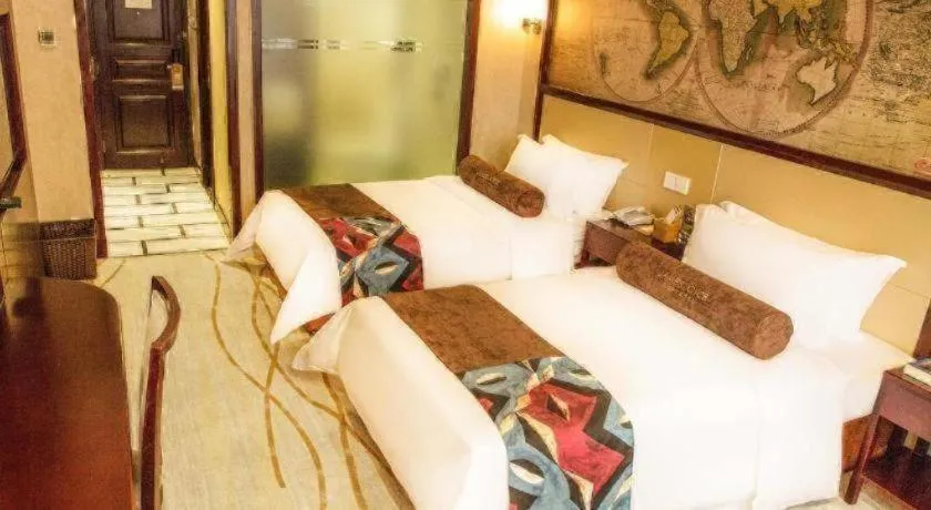 Bed in James Joyce Coffetel Qinhuangdao Taiyangcheng Wenhua Road