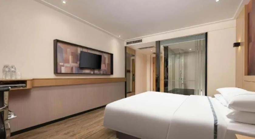 Bed in City Comfort Inn Wuhan Baibuting