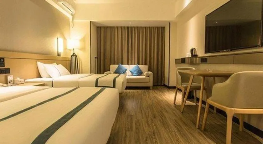 Bed in City Comfort Inn Nanning Anji Wanda Plaza