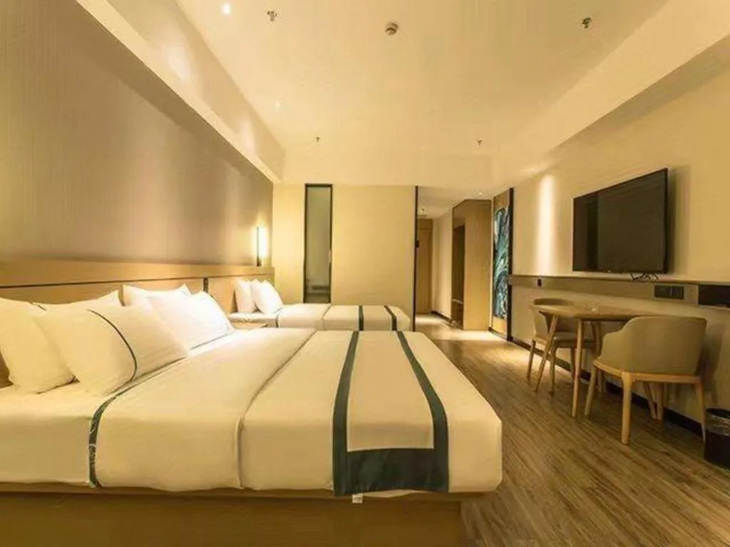 Bed in City Comfort Inn Nanning Anji Wanda Plaza