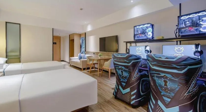 Bed in City Comfort Inn Nanning Anji Wanda Plaza