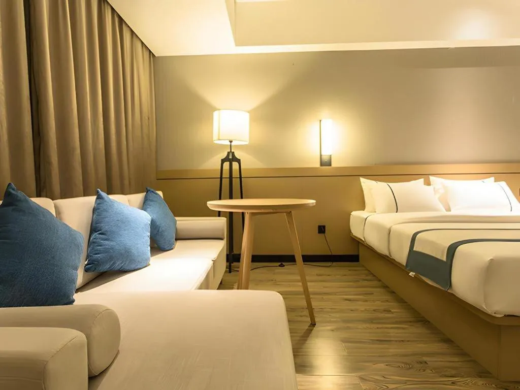 Bed in City Comfort Inn Nanning Anji Wanda Plaza