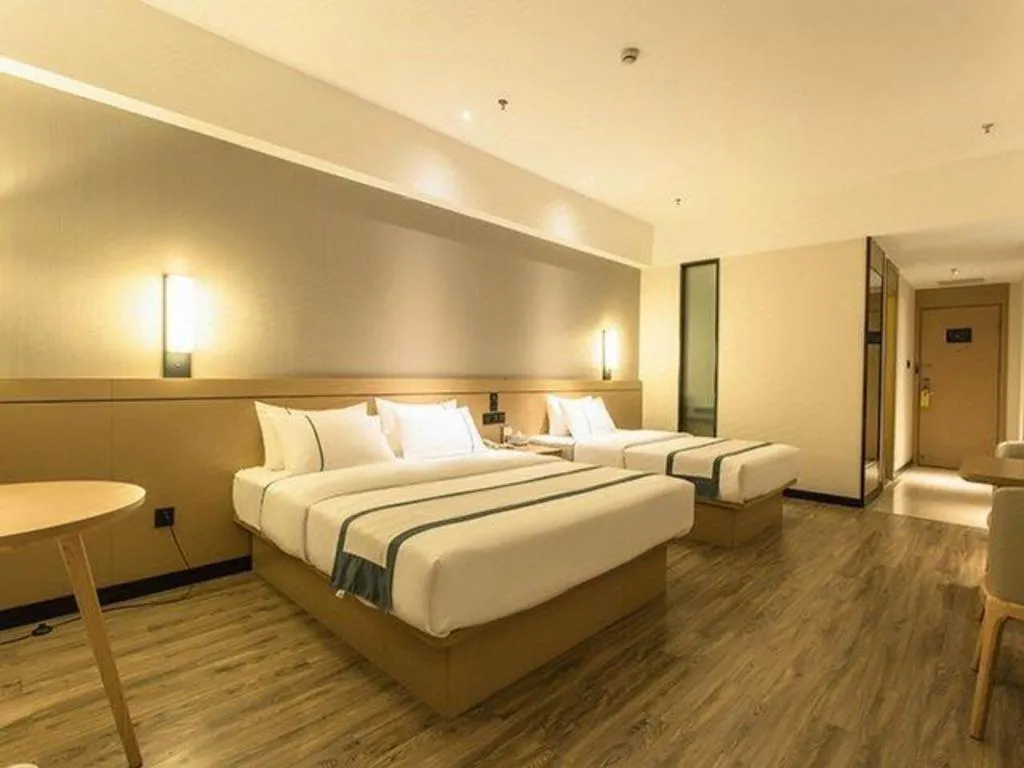 Bed in City Comfort Inn Nanning Anji Wanda Plaza