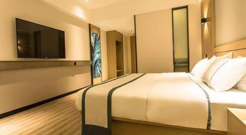 Bed in City Comfort Inn Nanning Anji Wanda Plaza