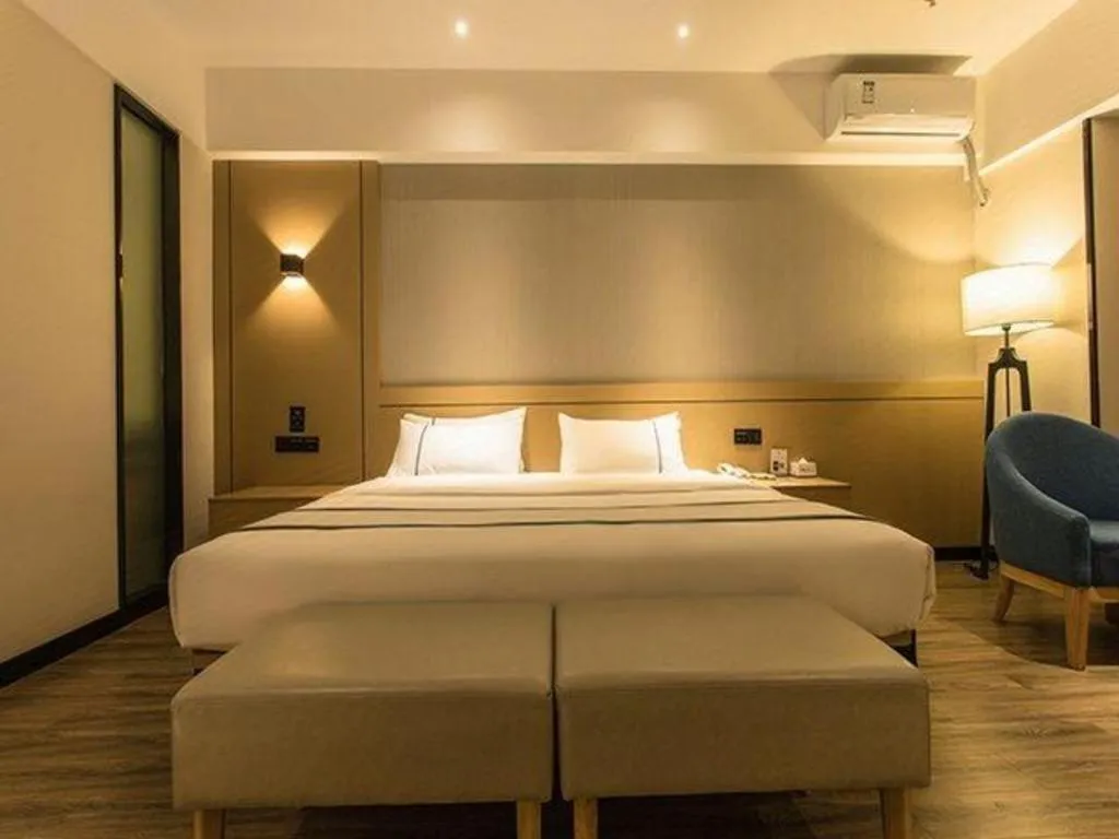 Bed in City Comfort Inn Nanning Anji Wanda Plaza