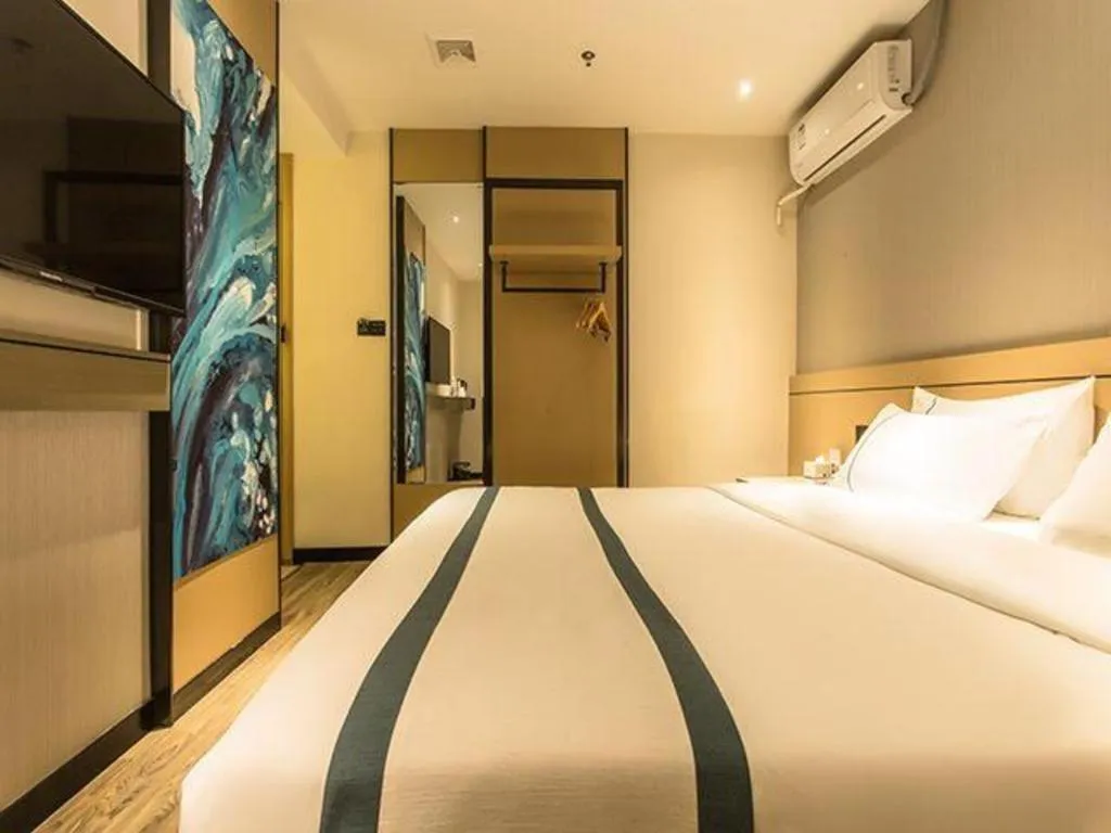 Bed in City Comfort Inn Nanning Anji Wanda Plaza