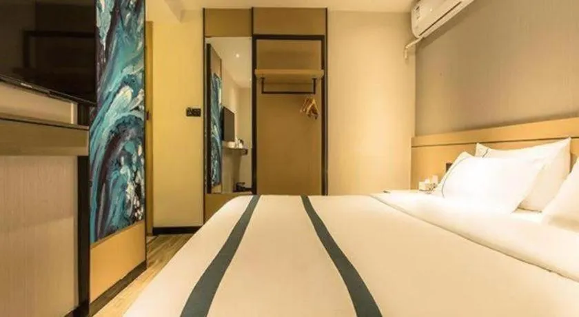 Bed in City Comfort Inn Nanning Anji Wanda Plaza