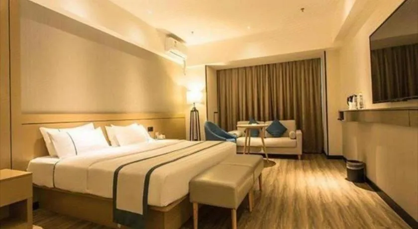 Bed in City Comfort Inn Nanning Anji Wanda Plaza