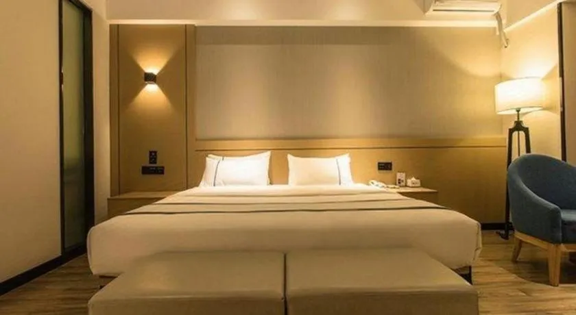 Bed in City Comfort Inn Nanning Anji Wanda Plaza