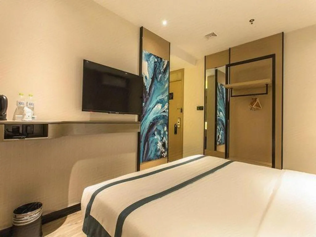 Bed in City Comfort Inn Nanning Anji Wanda Plaza