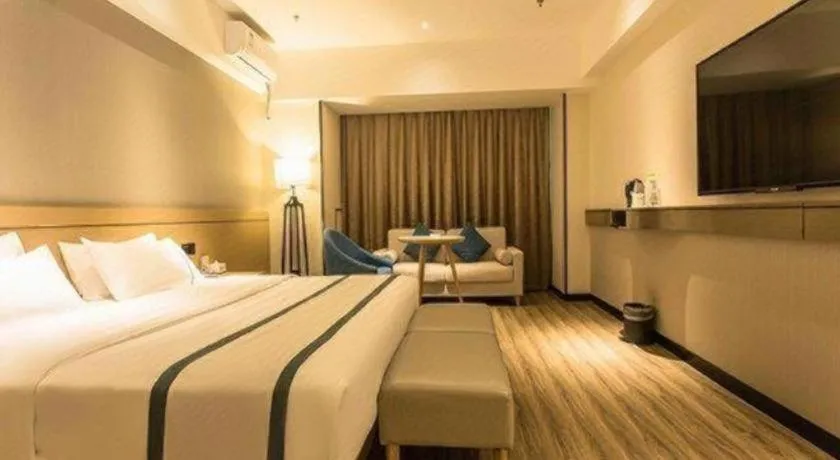 Bed in City Comfort Inn Nanning Anji Wanda Plaza