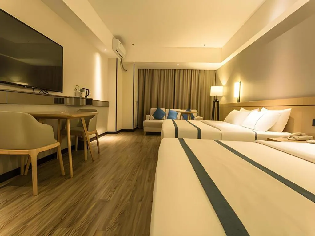 Bed in City Comfort Inn Nanning Anji Wanda Plaza