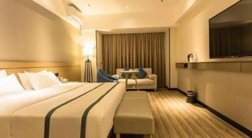 Bed in City Comfort Inn Nanning Anji Wanda Plaza