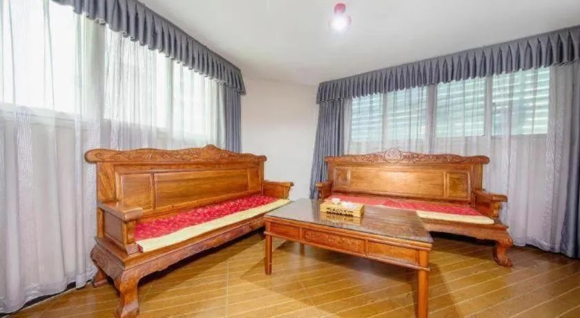 Bed in Wenxing Hotel Guangzhou Gangding Metro Station Branch