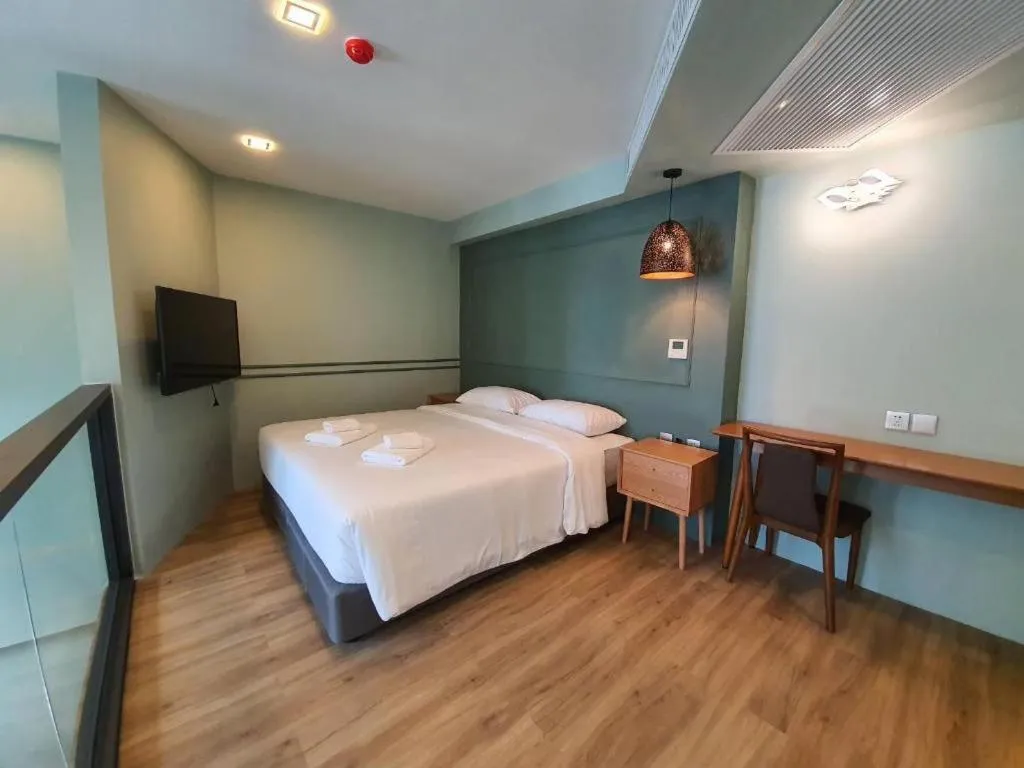 Bed in Eco Cozy Beachfront Resort Chaam