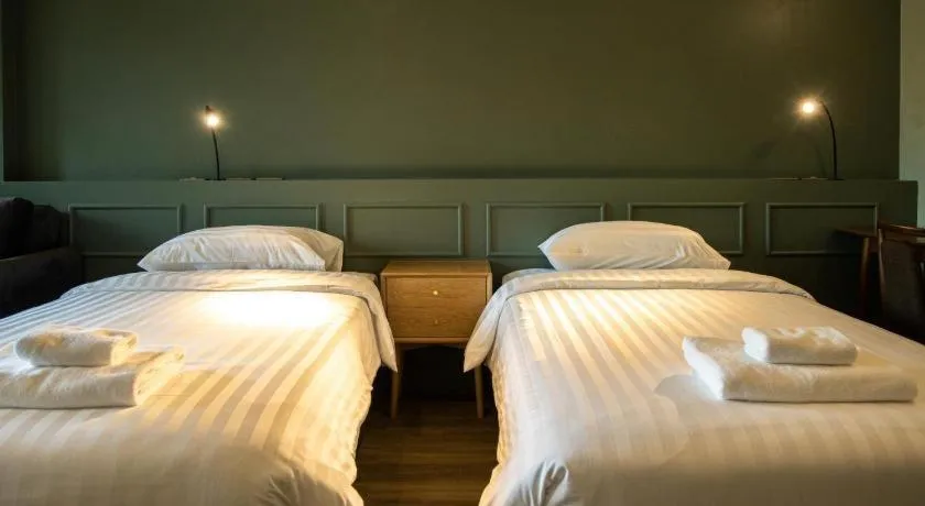 Bed in Eco Cozy Beachfront Resort Chaam