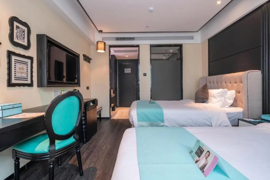 Bed in Xana Hotelle·Xiamen Railway Station