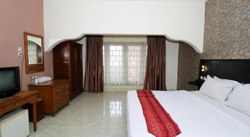 Bed in Hotel Benteng