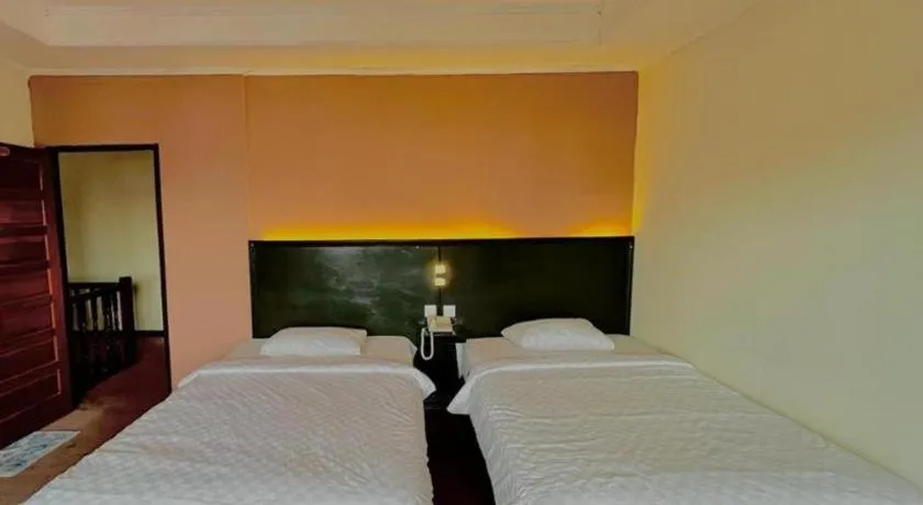 Bed in Hotel Benteng