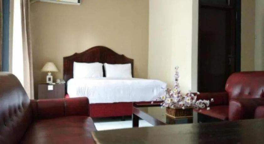 Bed in Hotel Benteng