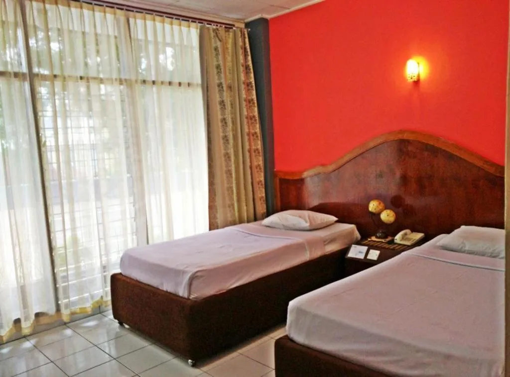 Bed in Hotel Benteng