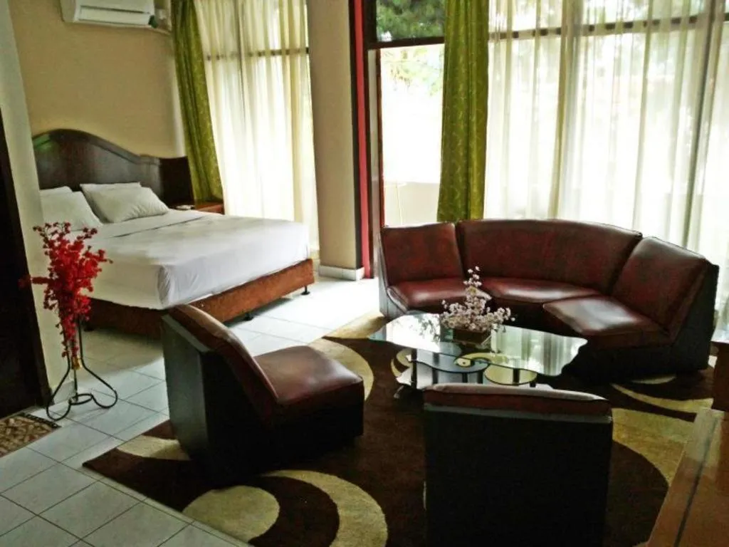 Bed in Hotel Benteng