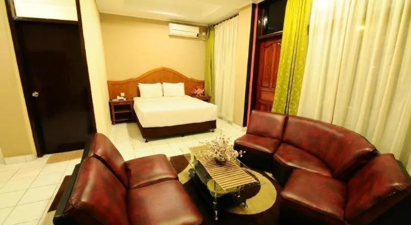 Bed in Hotel Benteng