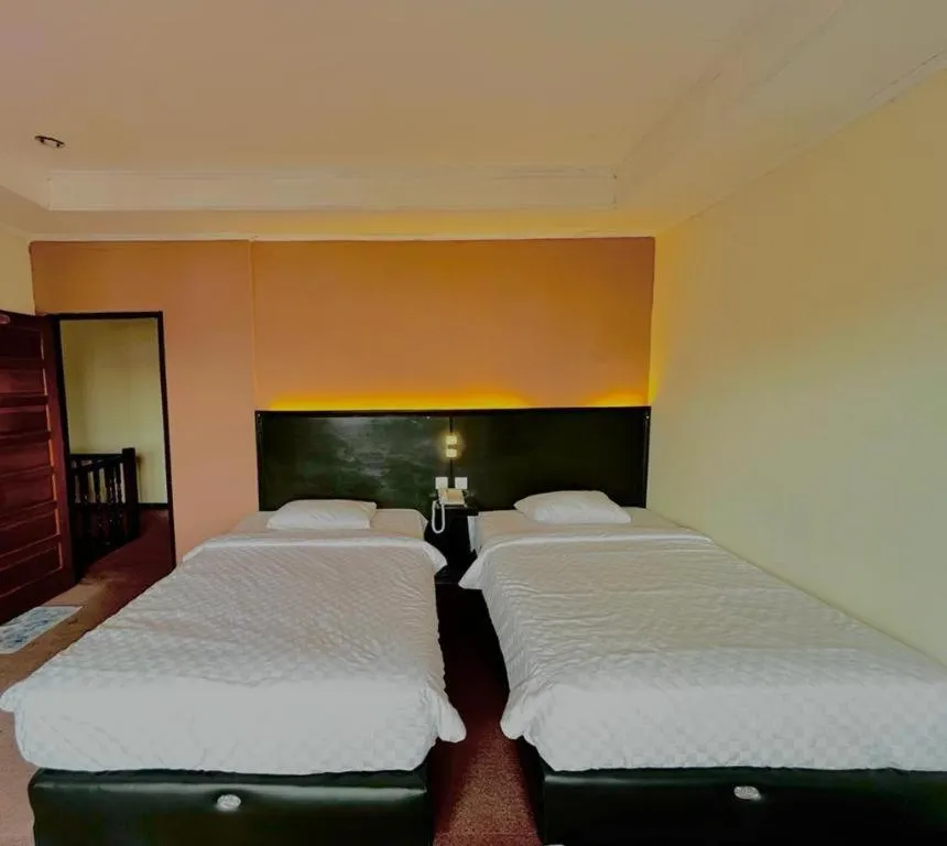 Bed in Hotel Benteng