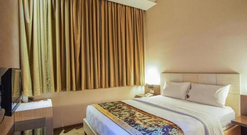 Bed in Lotus Hotel Subang