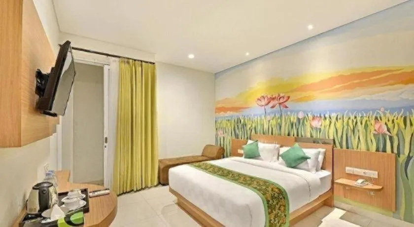 Bed in Lotus Hotel Subang