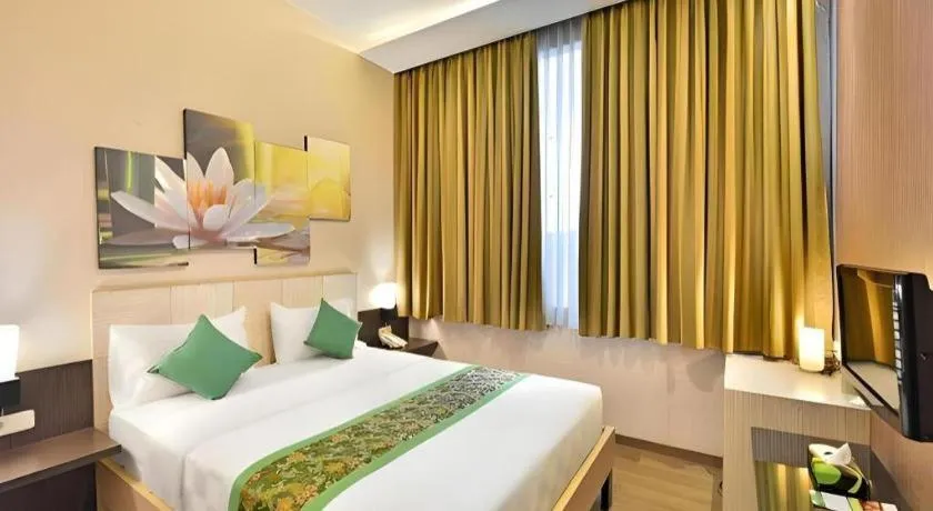 Bed in Lotus Hotel Subang