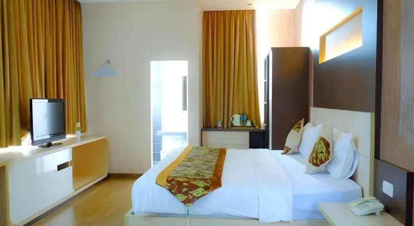 Bed in Lotus Hotel Subang