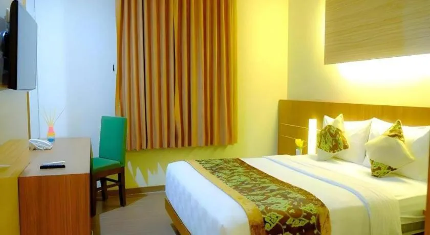 Bed in Lotus Hotel Subang