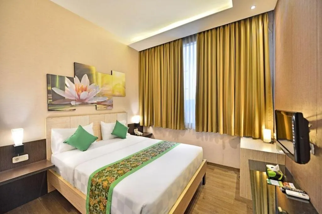 Bed in Lotus Hotel Subang