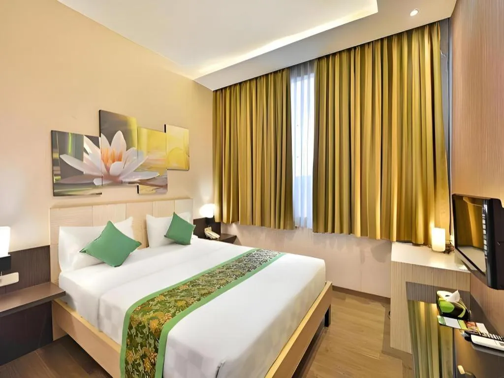 Bed in Lotus Hotel Subang