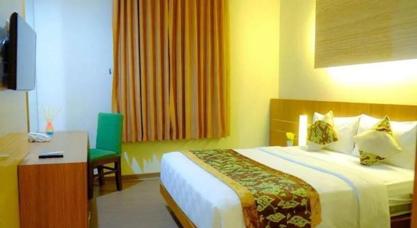 Bed in Lotus Hotel Subang