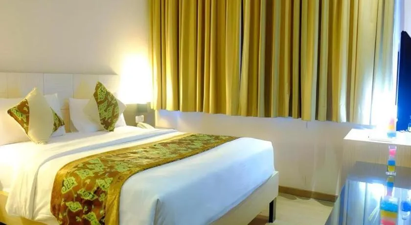 Bed in Lotus Hotel Subang
