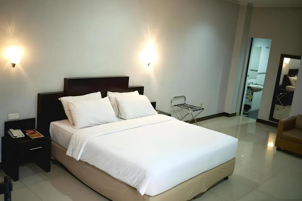 Bed in Hotel Celebes