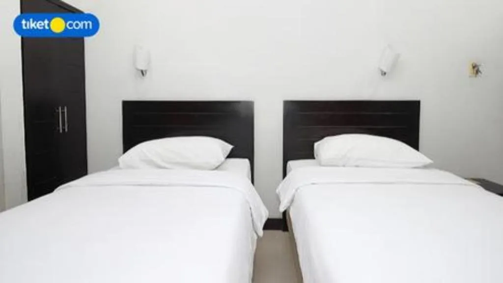 Bed in Hotel Celebes