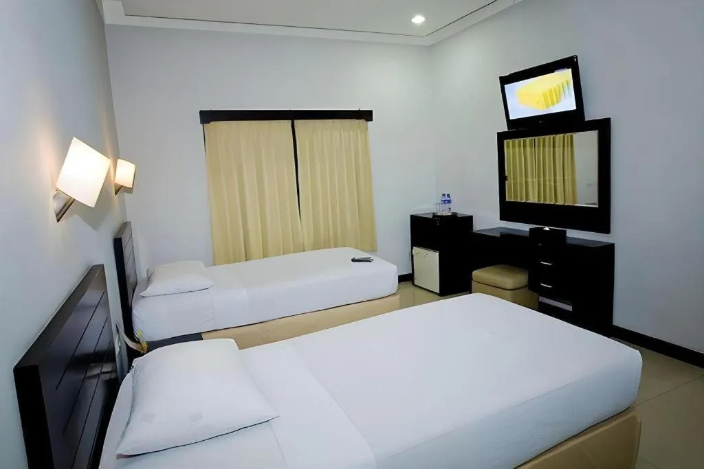 Bed in Hotel Celebes