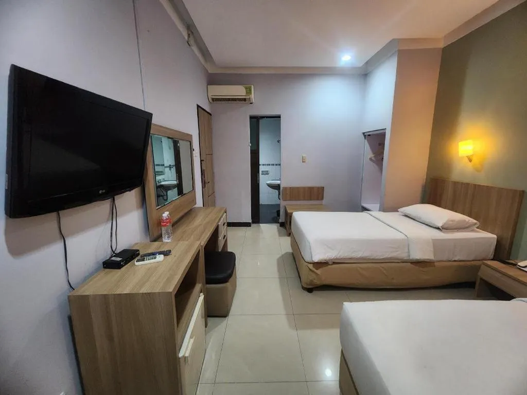Bed in Hotel Celebes