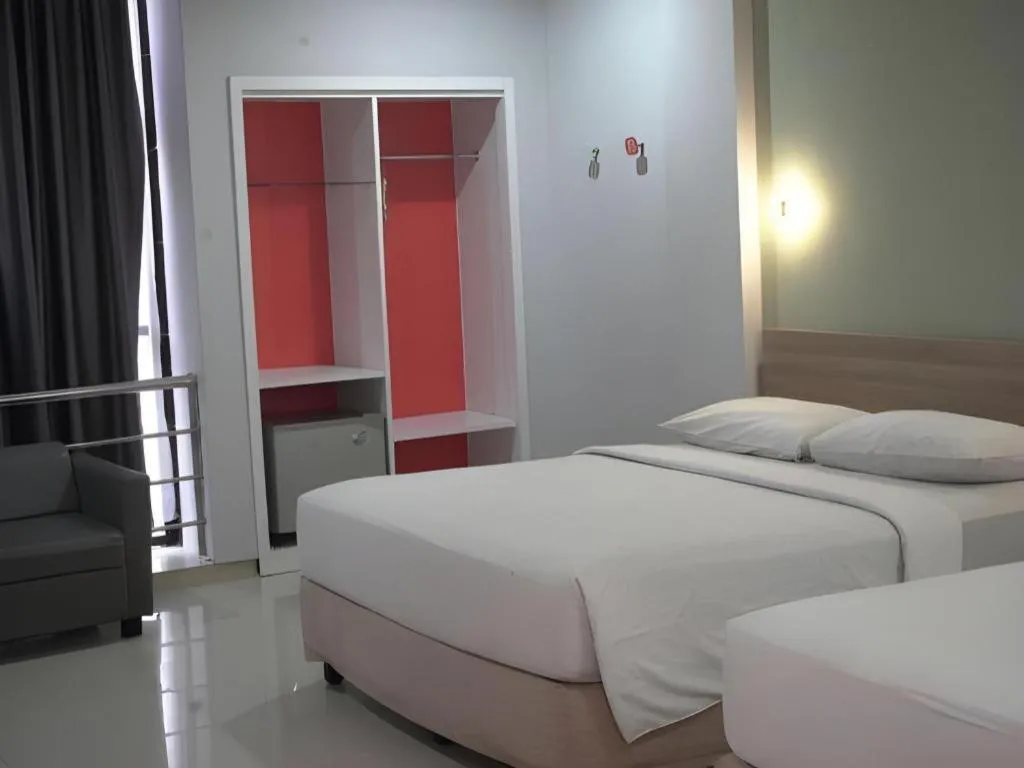 Bed in Hotel Celebes